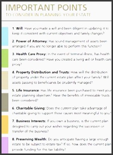 the importance of an estate planning checklist