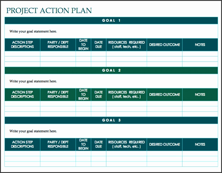 project action plan