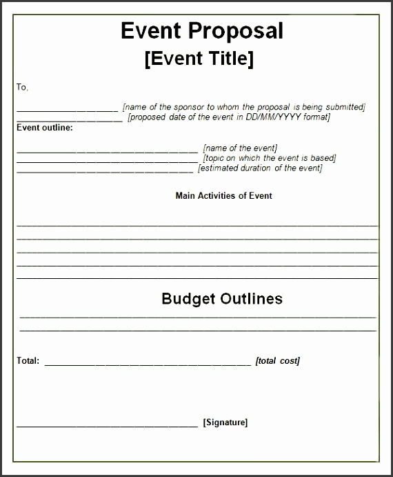 sample event proposal template free documents in pdf word