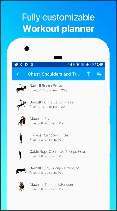 jefit workout tracker gym log personal trainer screenshot