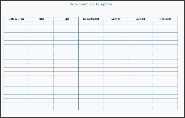 log templates free day to day log templates