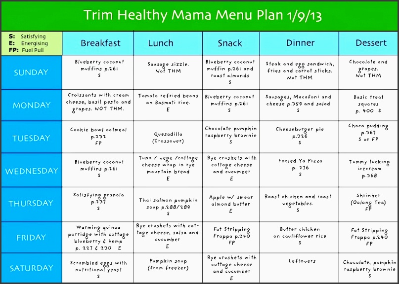 weekly exercise plan weekly menu plan 11 why it