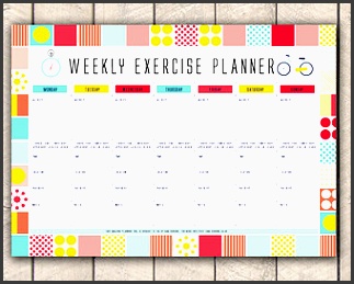 9 exercise planner weekly sampletemplatess sampletemplatess