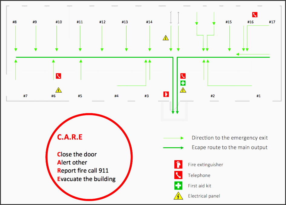 building fire and emergency plans evacuation plan sample