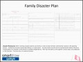 9 Family Emergency Plan Template