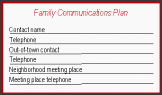 a printable family plan worksheet