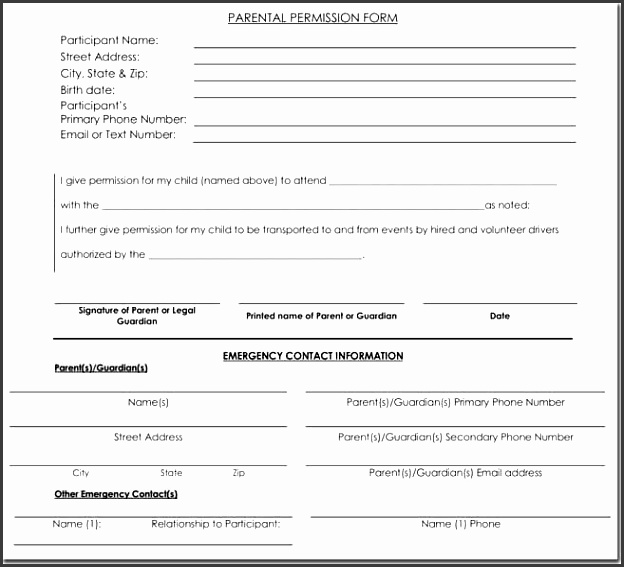 25 field trip permission slip templates for schools and colleges permission form template