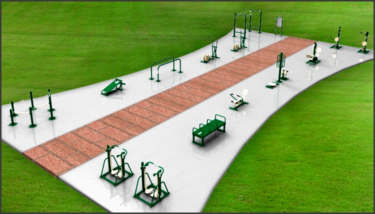 triactive fitness equipment layout
