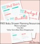 9 Free Baby Shower Planner Template