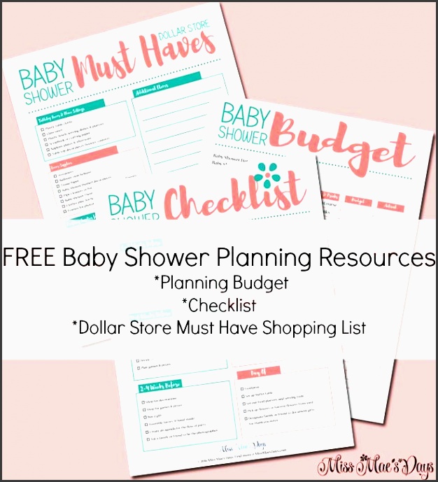 free baby shower planning resources bud planner checklist dollar store must have shopping