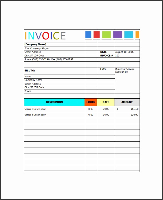 house painting invoice template