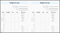 11 Free Exercise Planner Outline