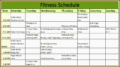 8 Free Fitness Plan Template In Excel