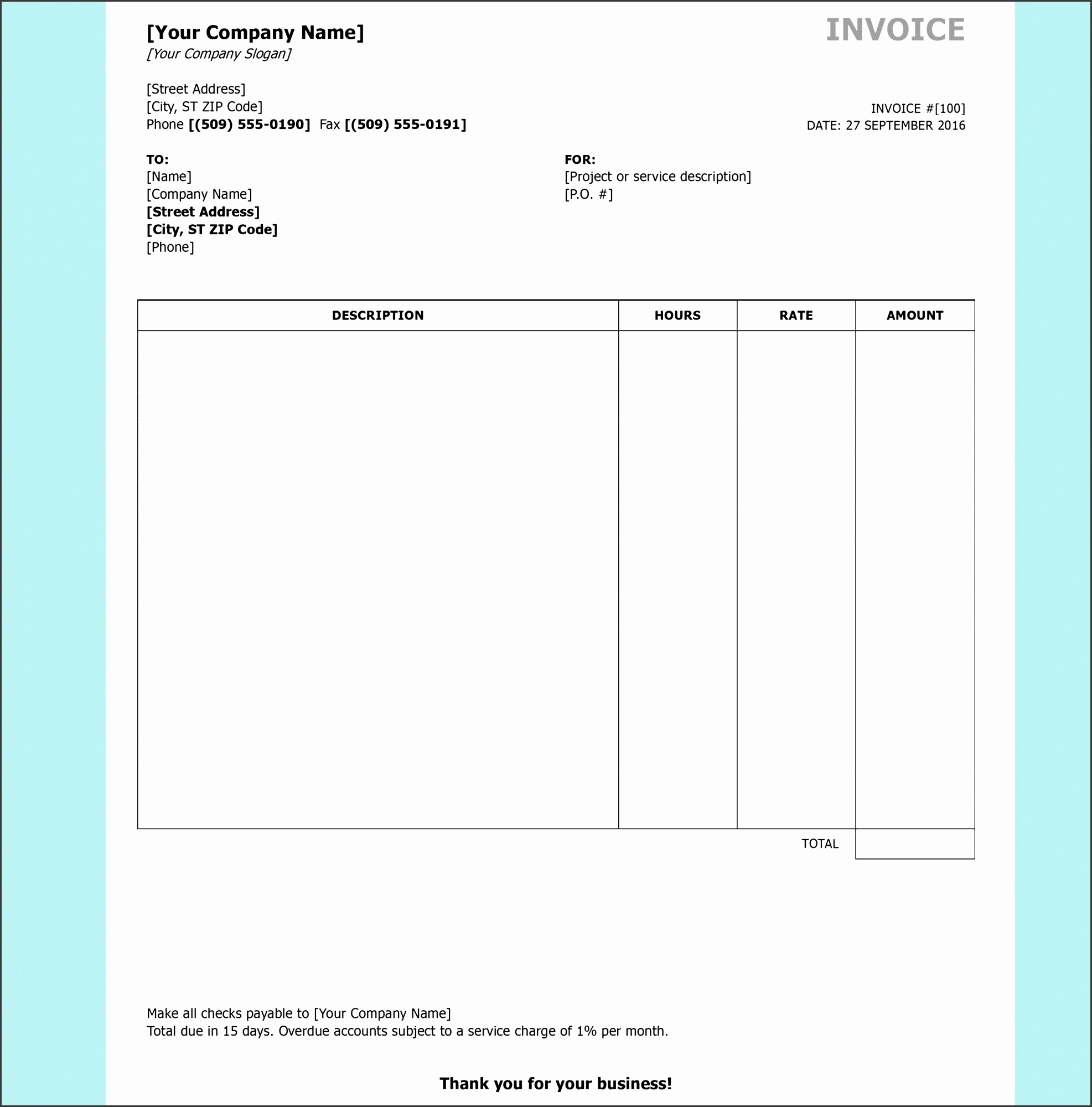 free invoice thevictorianparlor co forms pdf 10 openoffice invoiceberry tem free invoice forms form full