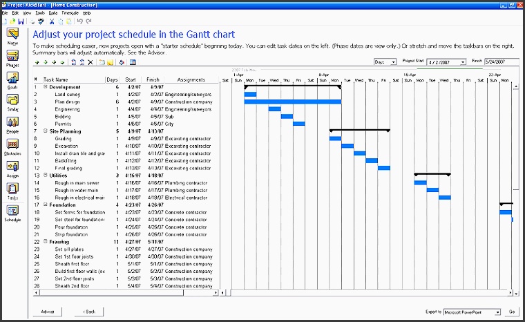 project planning templates