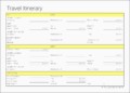4+ Free Vacation Planner In Excel