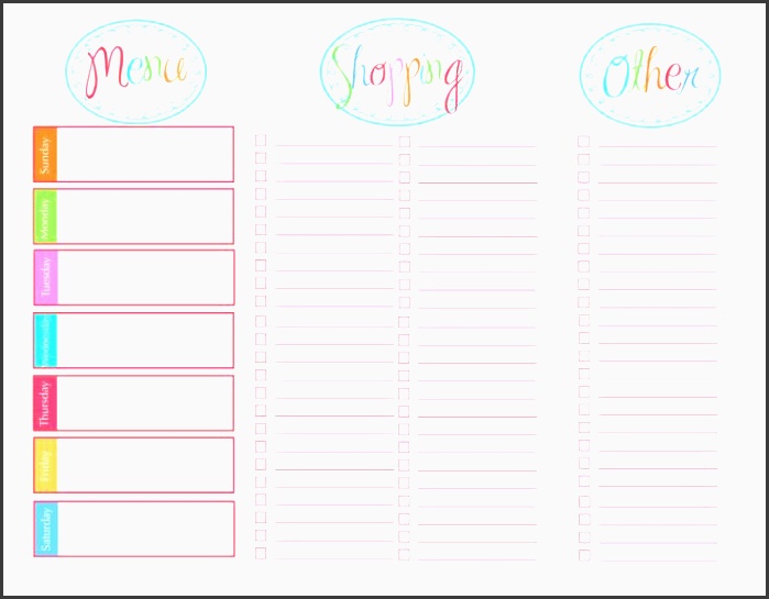 weekly menu best 25 grocery list templates ideas on pinterest free