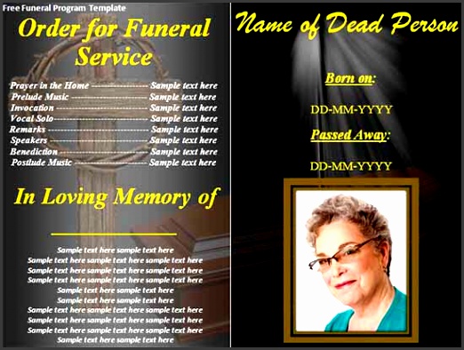 free funeral brochure templates online sample funeral program template 30 free documents in templates