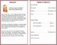 4+ Funeral Program Template Framework