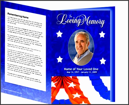 a funeral program template for military and patriotic loved onesis funeral program template is from the patriotic collection