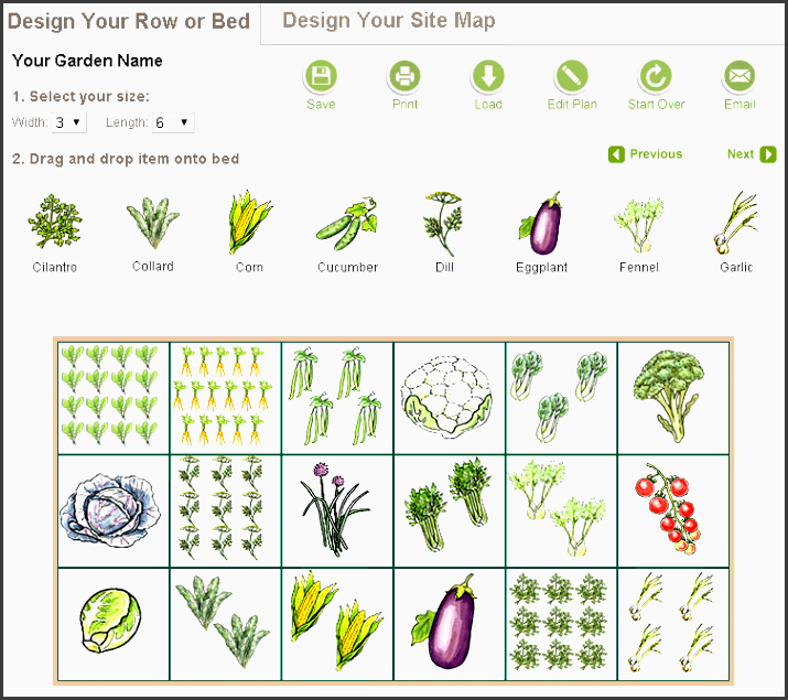 free online garden planner at gardeners