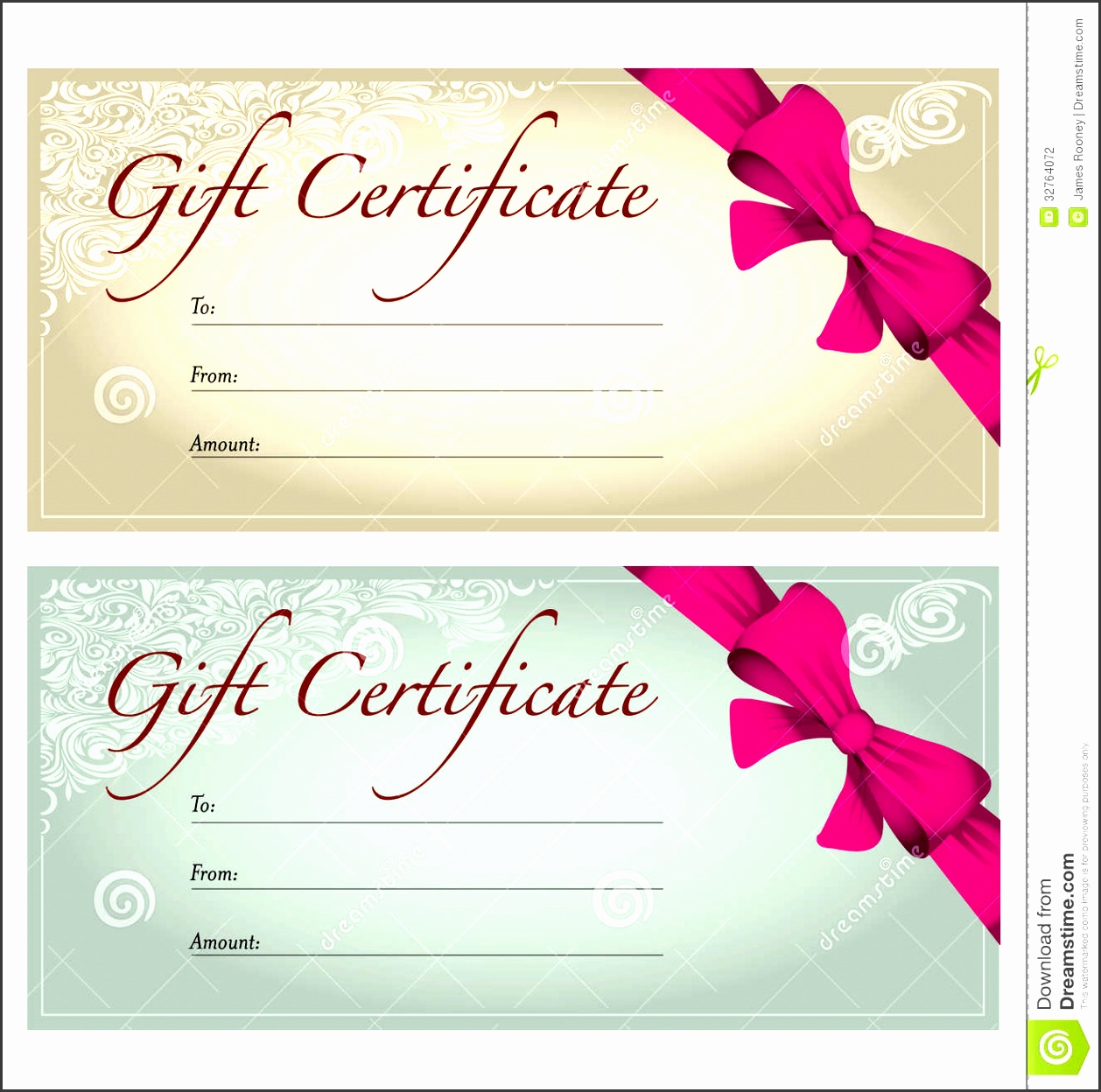best photos of t certificate voucher template