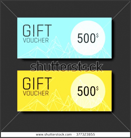 t voucher certificate coupon template with colorful and modern style can be use for business