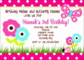 10 Girl Birthday Card Template