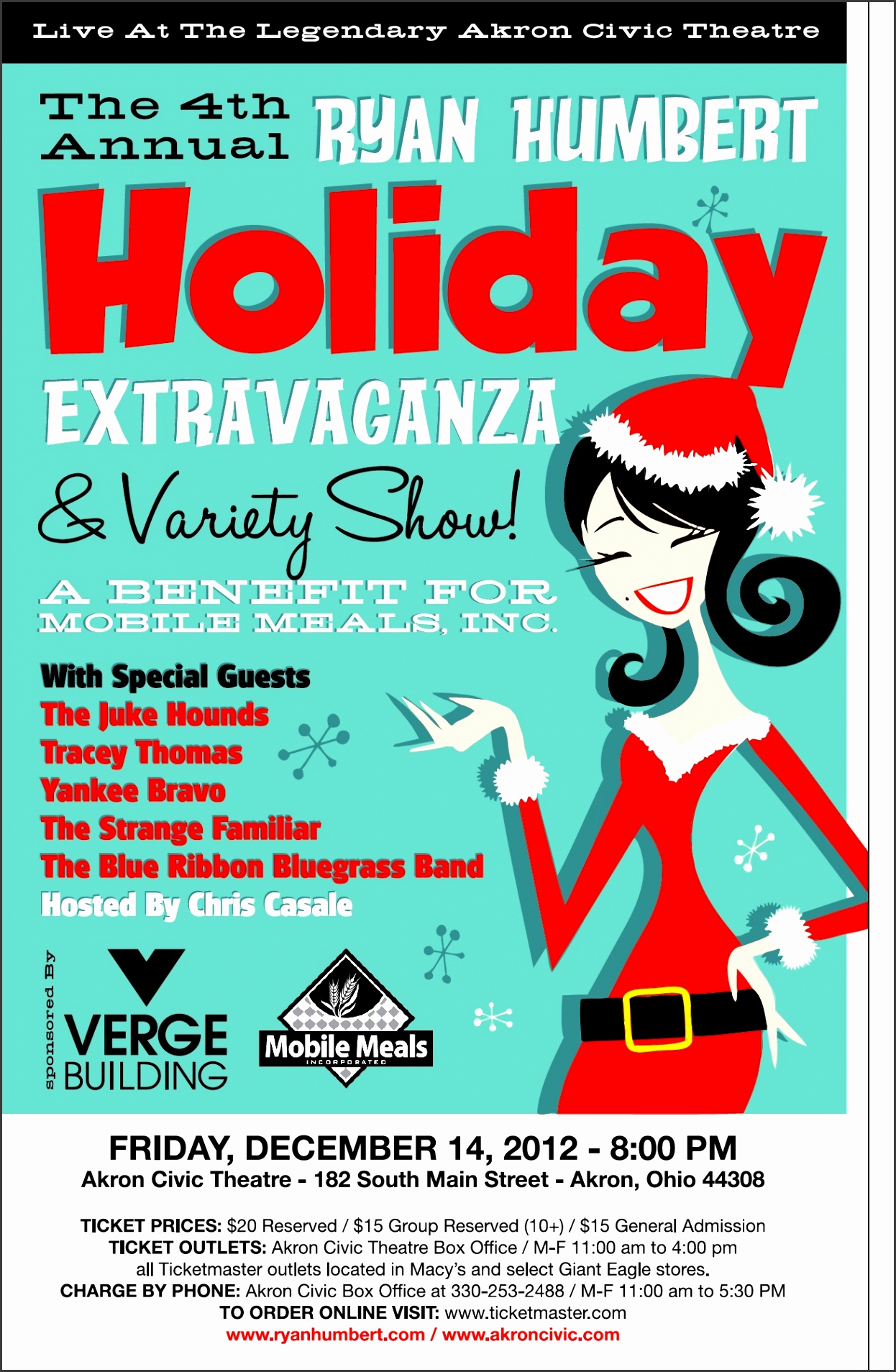 new holiday event flyer