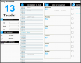 6 Home Work Planner Sample