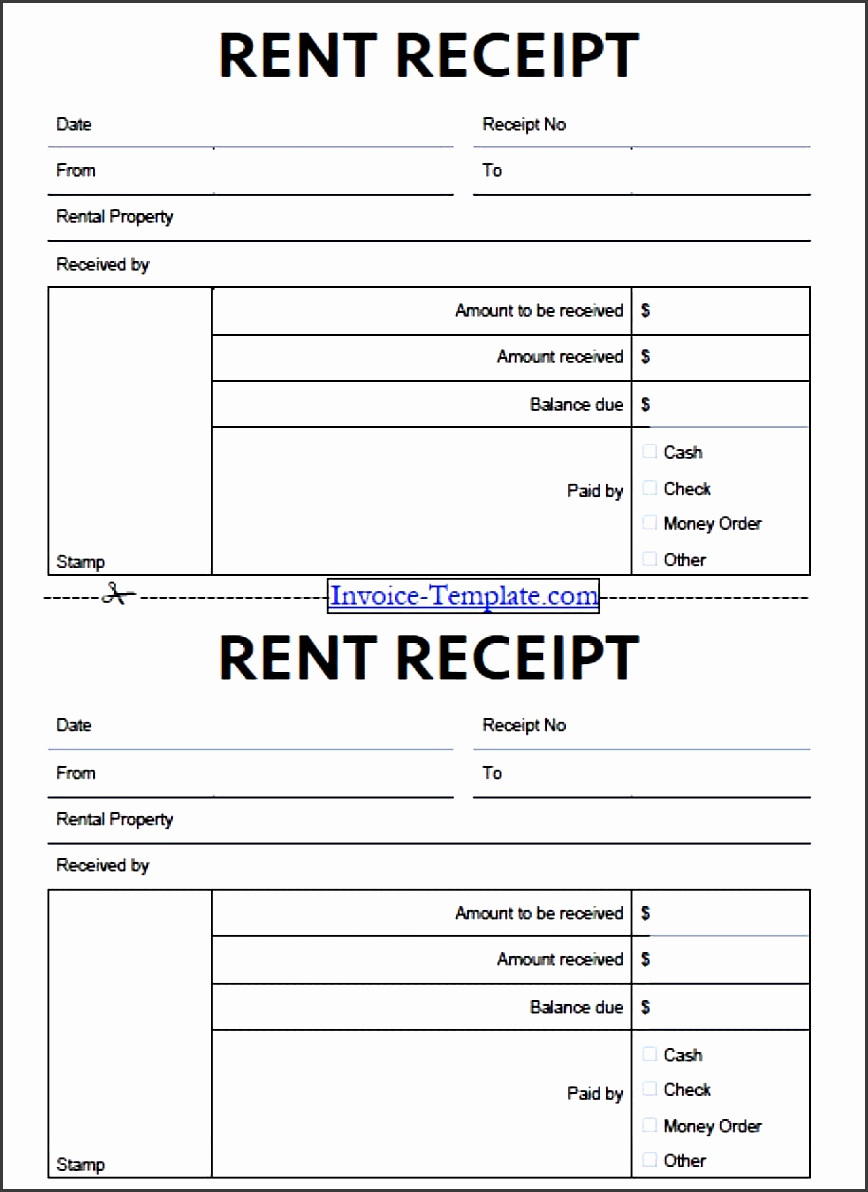 4 house rent receipt template sampletemplatess