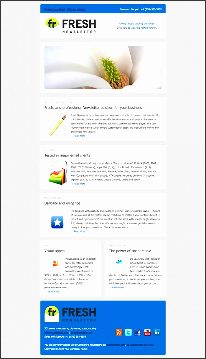 email newsletter design google search