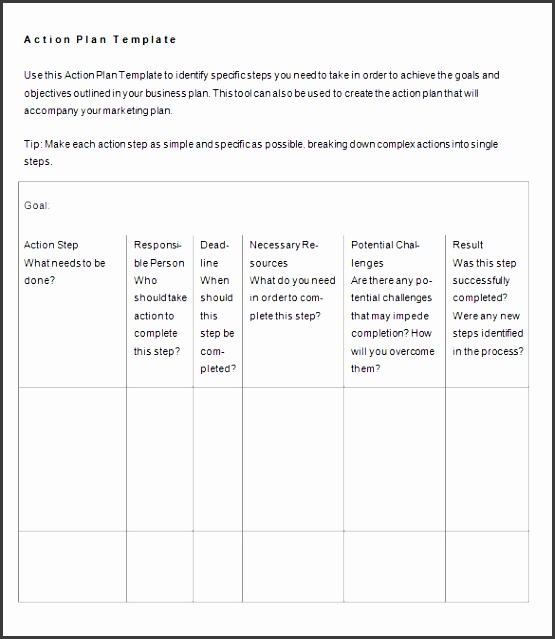 business development template action plan business action plan template 10 free sample example format printable