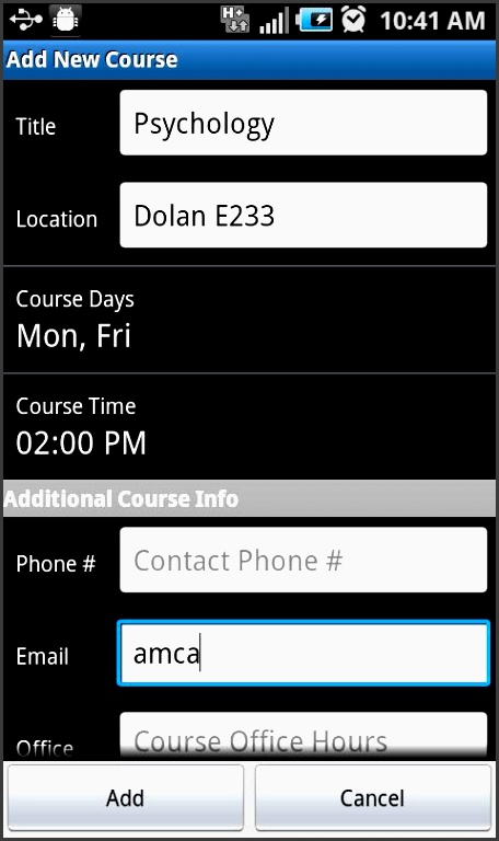 assignment planner pro screenshot