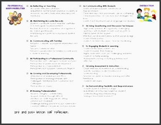 charlotte danielson lesson planning checklist all domains
