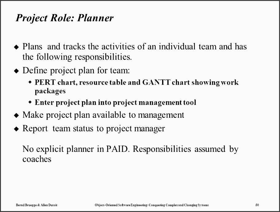50 project role planner plans