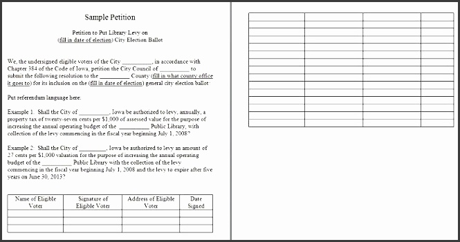 printable petition template 04
