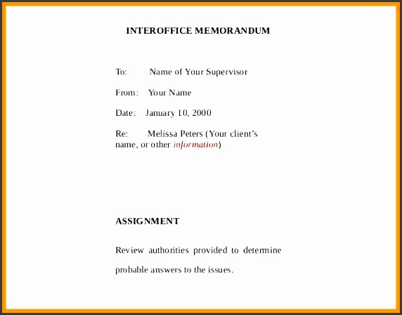 16 format for internal memo appication letter