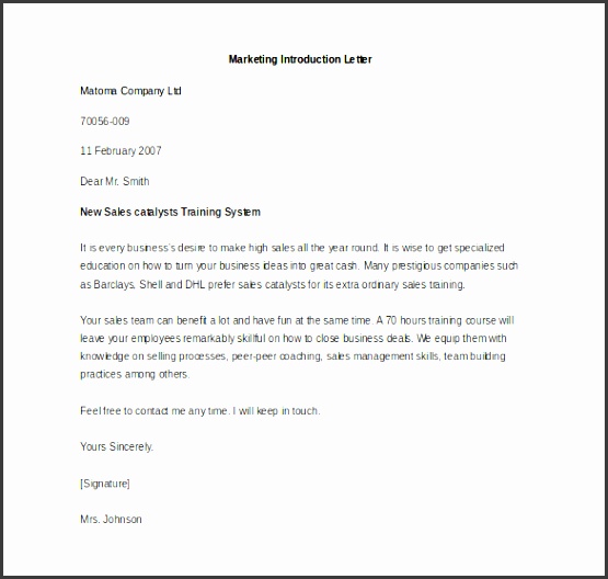 marketing letter template 38 free word excel pdf documents nyrzw sample marketing introduction letter