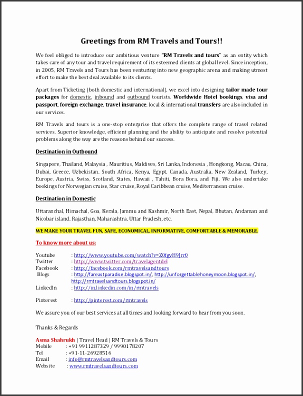 introduction emails to customers google search business kdzku thank you letter from travel agent client real estate letters free word excel pdf format