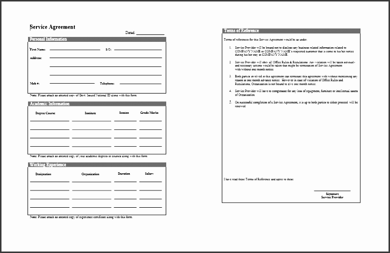 service contract template