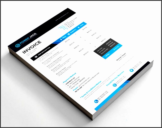 free best invoice design template