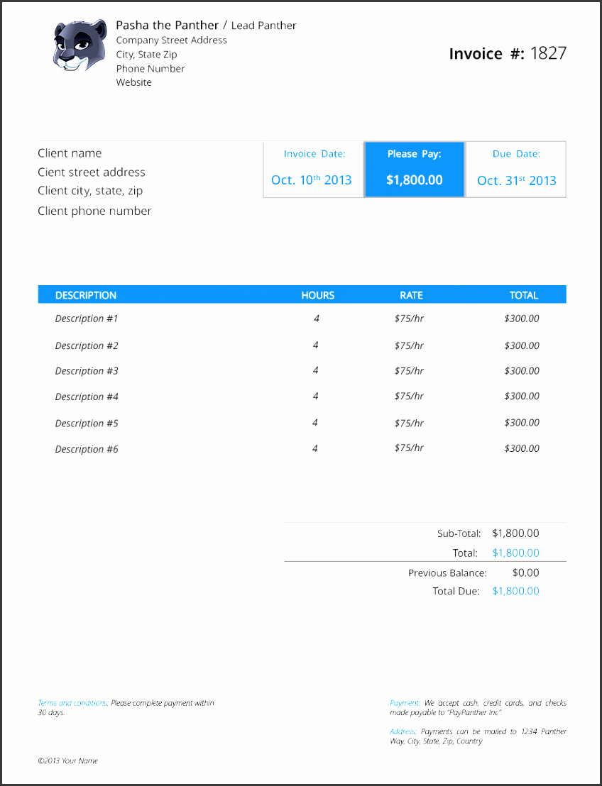 how to design invoice templates in adobe photoshop