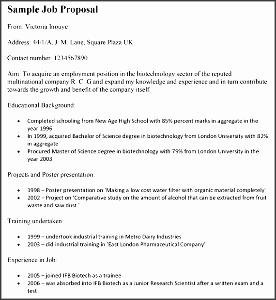 one page job proposal template one page proposal template one