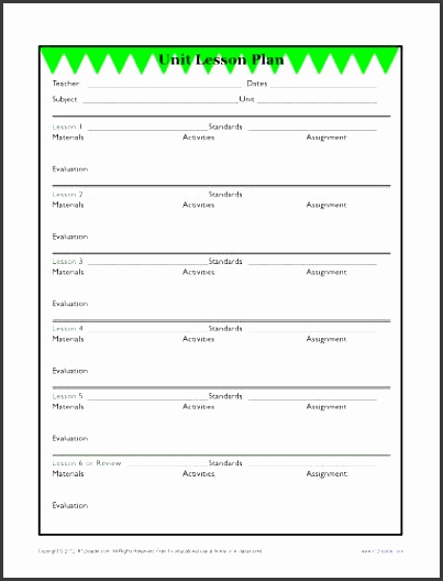 detailed unit lesson plan template elementary reading