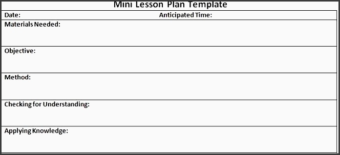 sample mon core lesson plan writing lesson plan template