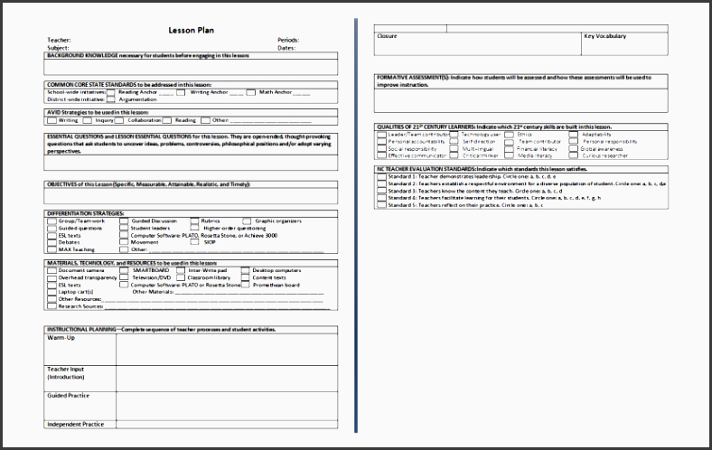 tales of a teachers adventures the ultimate lesson plan template free plans for uk lessonplantem free