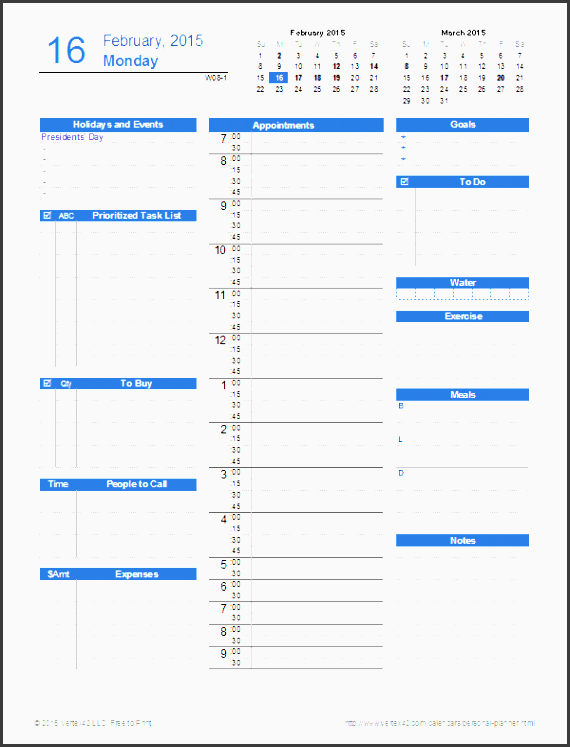 ultimate personal planner template for excel
