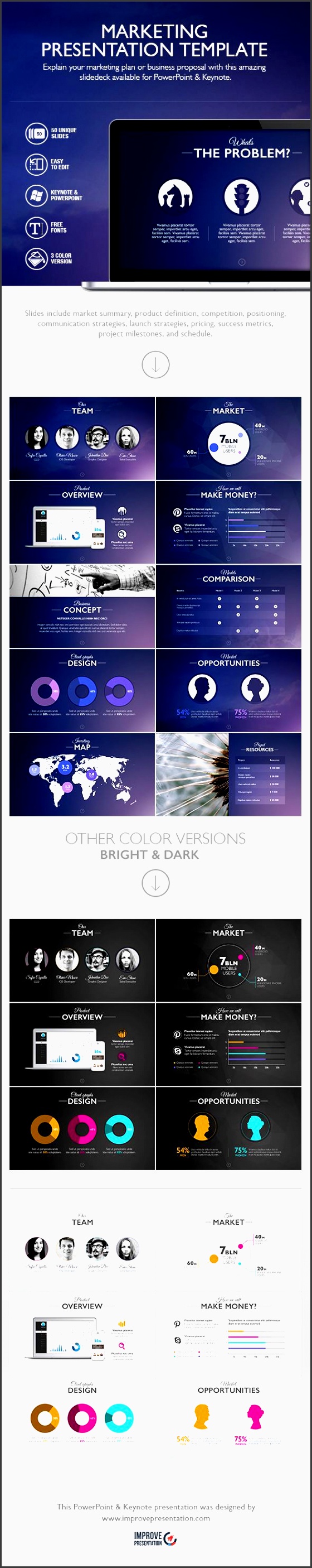 marketing powerpoint template