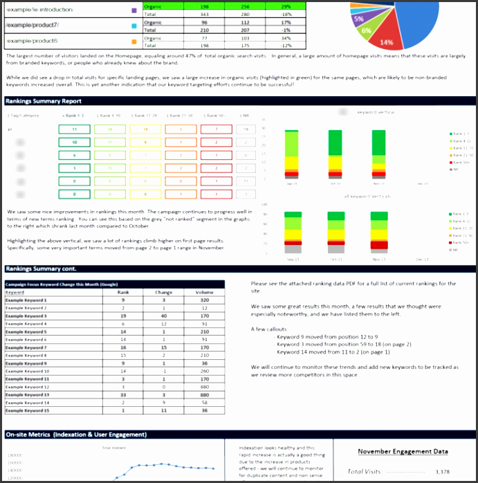 digital marketing campaign report template fern spreadsheet